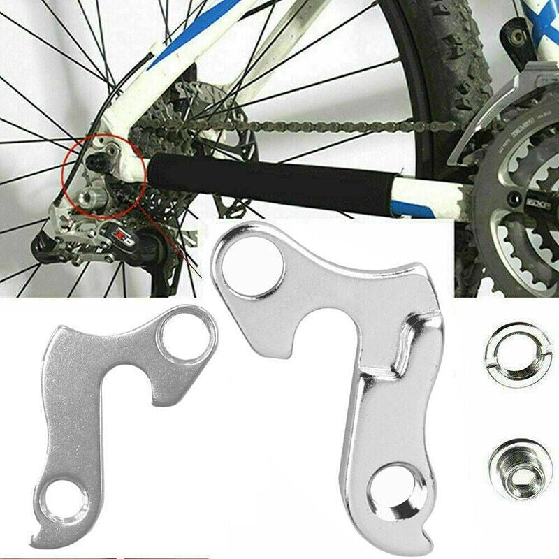 Aluminum Bike Rear Derailleur Hanger Bracket With Nuts For Mountain/Road Bike