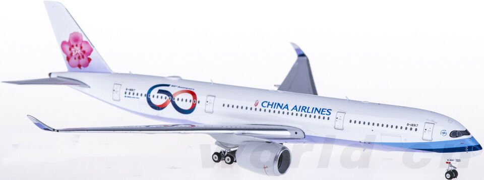 1:400 Phoenix CHINA AIRLINES AIRBUS A350-900 Passenger Airplane Diecast Model