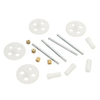 Plastic +Metal Gear Shaft Motor Cogs Set For Syma X5 X5C X5SC X5SW RC Quadcopter