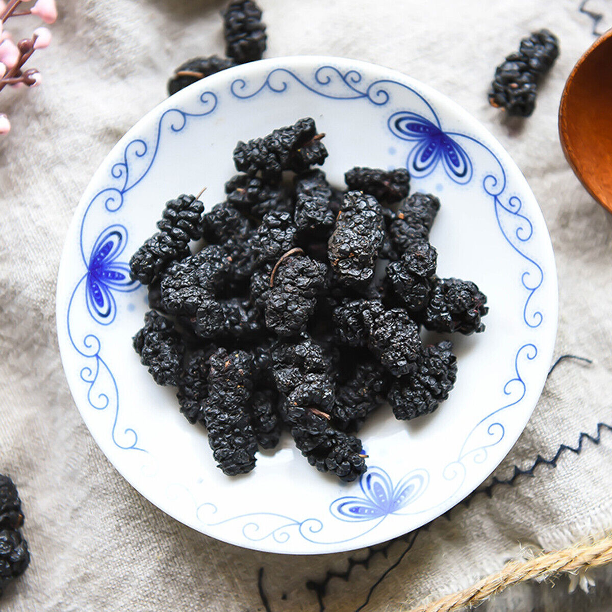 Dried Mulberry Fruit Tea Natural Black Mulberry Tea Enriching Blood Health Care