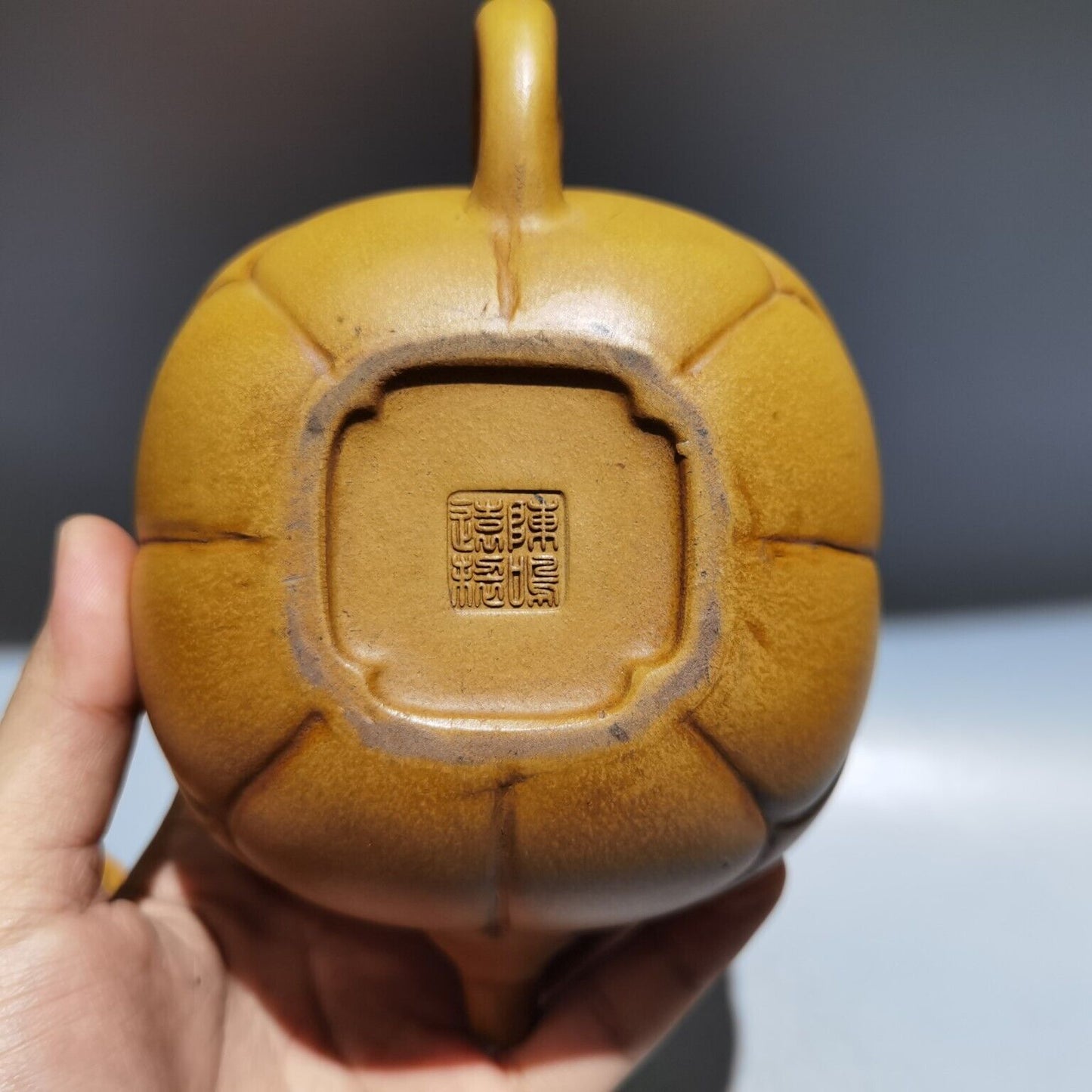 Vintage Chinese Yixing Purple Clay Teapot Zisha Ceremony Carving Collectible Art