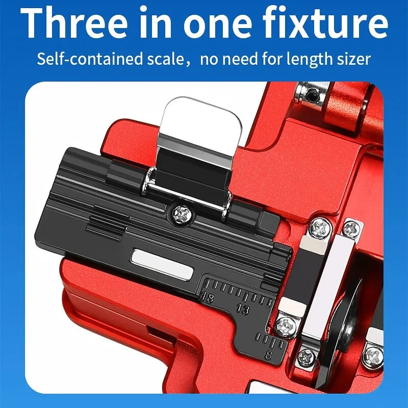 K1 Fiber Cleaver FTTH Optical Fiber Cable Cutting Knife Tool Waste Fiber Box