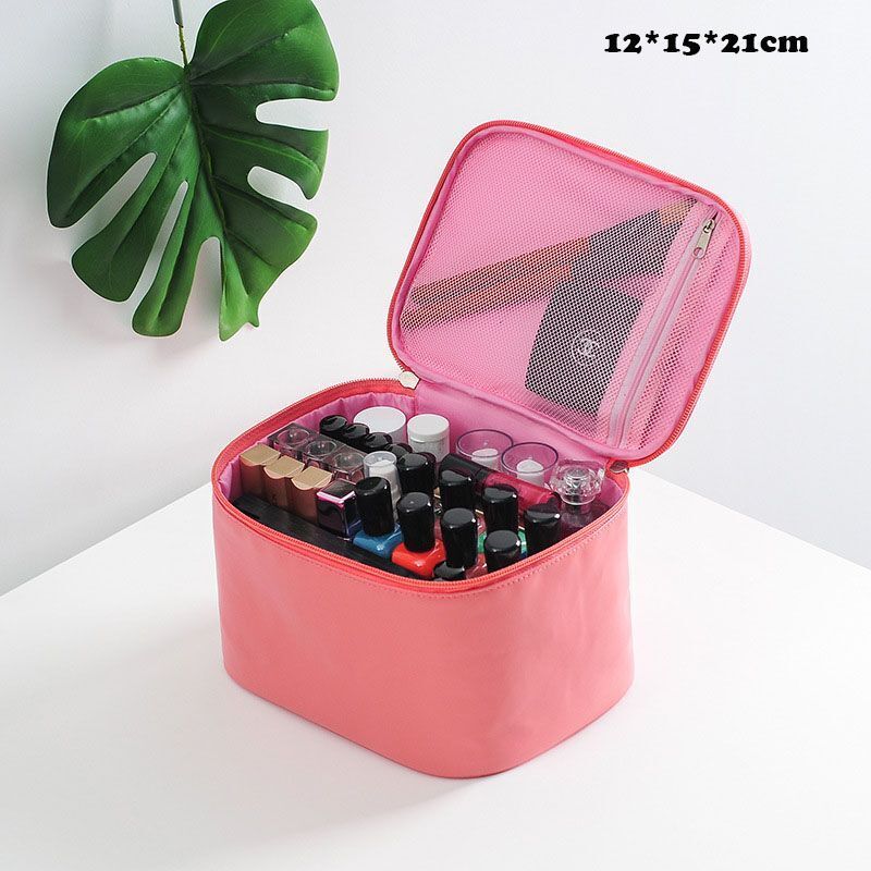 Big Cosmetic Bag Travel Outdoor Storage Pouch Waterproof Makeup Case 24*16*14 CM