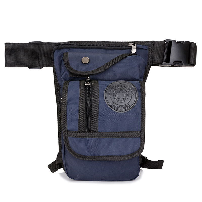 Canvas/Nylon Waist Pack Crossbody Shoulder Belt Bag Male Hip Purse Thigh Bags