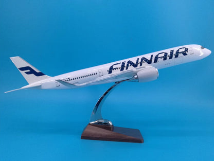 47CM FINNAIR AIRBUS A350 OH-LWA Passenger Airplane Resin Aircraft Plane Model