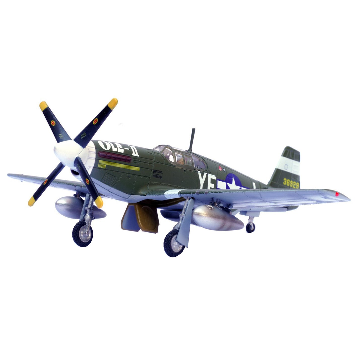 New 1/72 Scale Diecast Alloy WWII US P-51B Mustang Fighter Finished Model