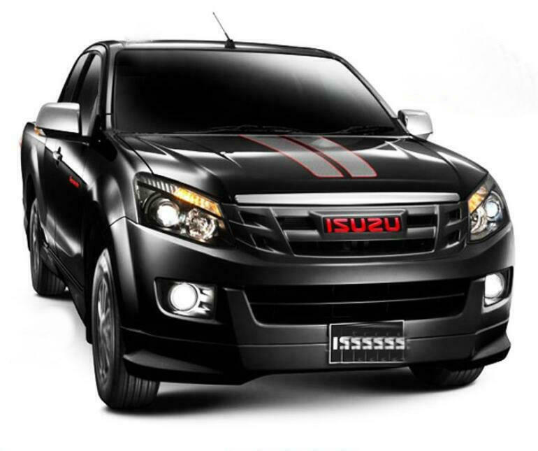Car Hood Rear Racing Stripe Sticker Kit For Isuzu All Models Decals Custom