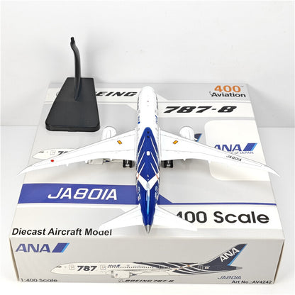 1:400 Aviation ANA BOEING B787-8 Passenger Airplane Diecast Plane Model