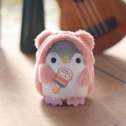 Cartoon Lollipop Penguin Plush Dolls Toys Key Ring Bag Pendant Accessries Gift