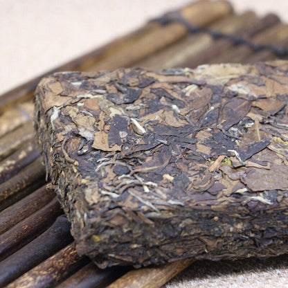 500g 2024 White Tea Brick Ancient Shou Mei White Tea Chinese Tea GREEN FOOD
