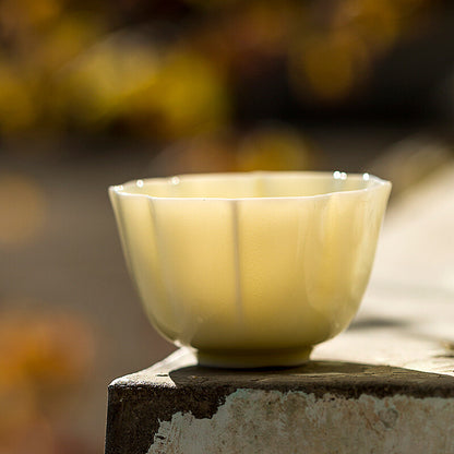Handmade Tea Cup Thin Glaze Porcelain Master Cup 65ml Chinese Kungfu Tea Cup New
