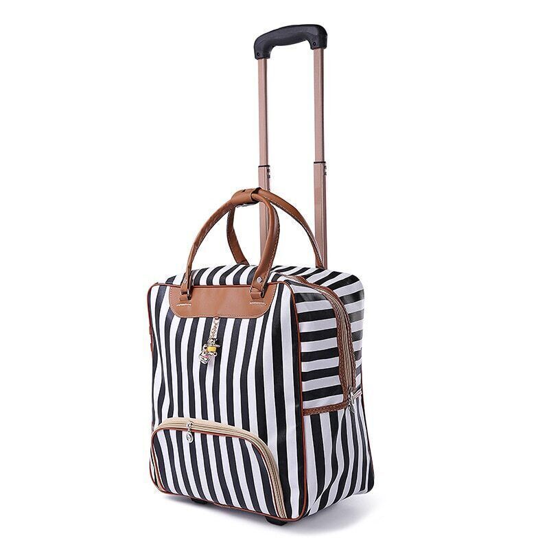 Women Travel Business Boarding Bag Wheels Bags Travel Luggage Girl Suitcase Bag