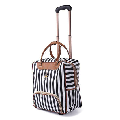 Women Travel Business Boarding Bag Wheels Bags Travel Luggage Girl Suitcase Bag