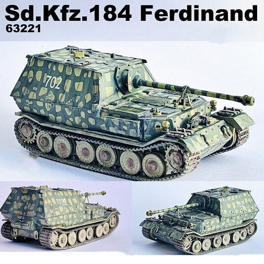 Dragon 1/72 German Sd.Kfz.184 Ferdinand anti-tank destroyer Kursk Tank Model