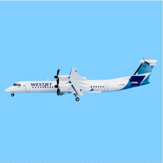 1:200 GeminiJets WestJet Bombardier Dash 8-Q400 C-FOEN Diecast Aircraft Model