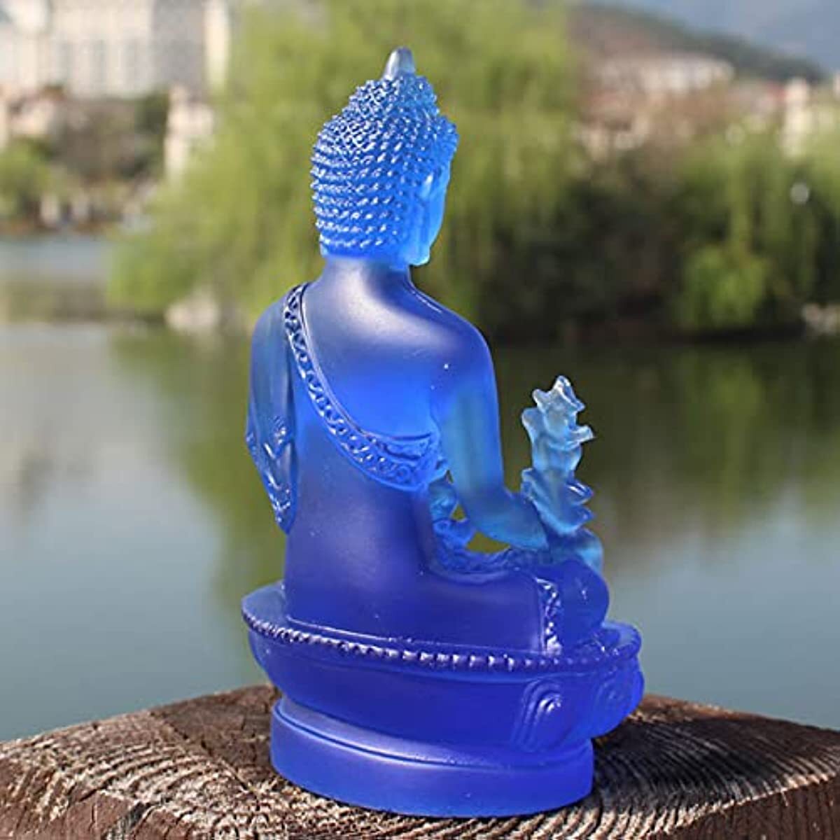Buddha Medicine Figure Statue Altar Buddhist Resin Fengshui