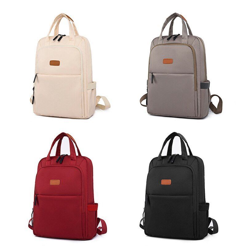 Waterproof Backpack Oxford Student School 13.4Inch Laptop Traveling Bag Rucksack