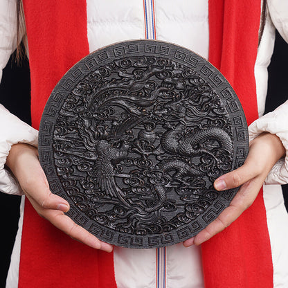 500g Phenix Da Hong Pao Tea Cake Wuyi Oolong Tea & Big Red Robe Tea Dragon