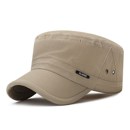 Buckle Back Cap Snapback Caps Flat Hats Army Cap Sun Visor Cap All-match