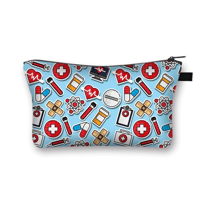 Women Cosmetic Bags Travel Storage Handbags Makeup Bag Toiletry Purse 15*21*13CM