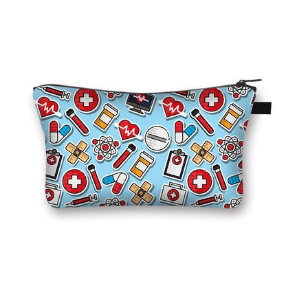 Women Cosmetic Bags Travel Storage Handbags Makeup Bag Toiletry Purse 15*21*13CM