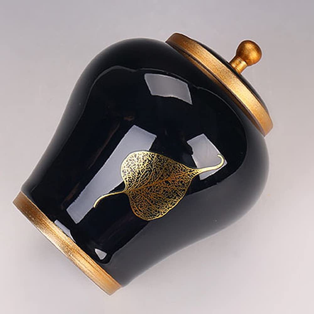 13.5cm Tea Caddy Ceramic Tea Jar Household Retro Sealed Tea Box Kung Fu Tea