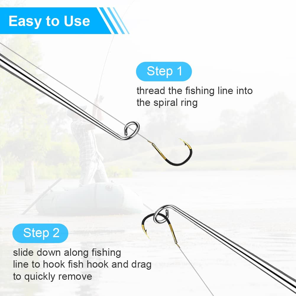 4PCS Fish Hook Quick Release Device Fishhook Detacher Remover Safety Extractor