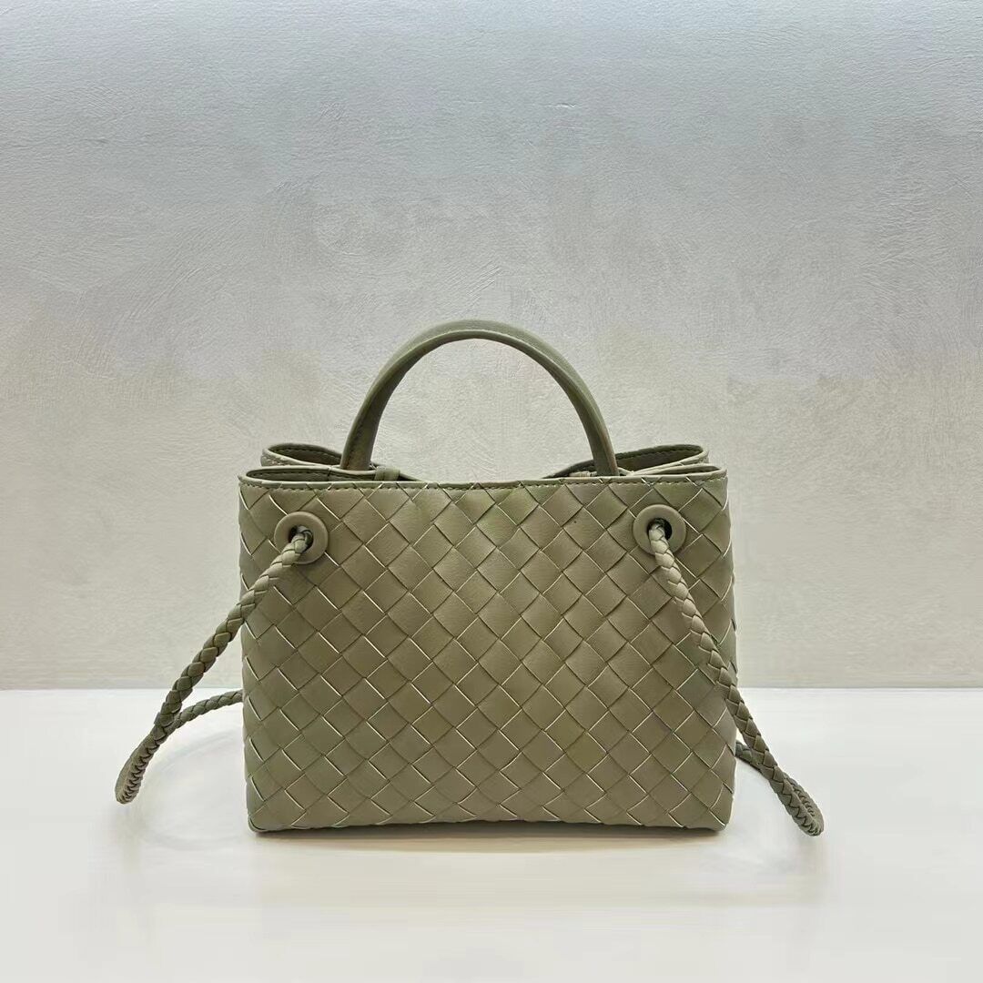 Rope Buckle Braided Tote Bag One Shoulder Portable Cross-body Women's Bag