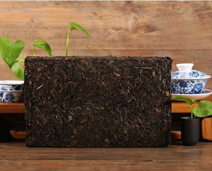 1000g China Anhua Black Tea Handmade Organic Health Dark Tea Gold Fu Brick Tea