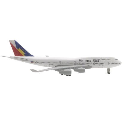 1:350 Scale 20cm Philippine Airlines B747 Airplane Diecast Alloy Model Toy Gifts
