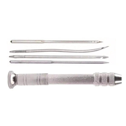 Leather Sewing Awl Set Replaceable Shoes Repair Punch Stitching Needle