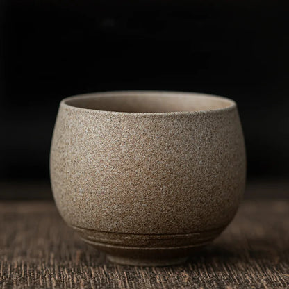 1 Pc Handmade Ceramic Pottery Teacup Tea Bowl Cup Cup Chinese Teaware 70ml
