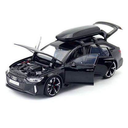 1:32 Audi RS6 Wagon Model Car Diecast Toy Cars Alloy Metal Vehicle Light Sound