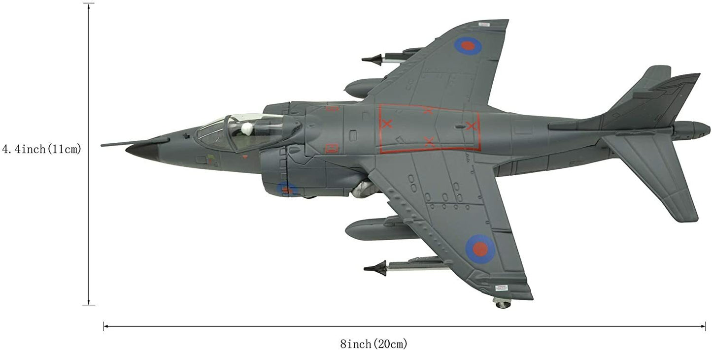 1:72 Sea Harrier Fighter Attack Metal Airplane Model,Royal Navy 1982,Plane model