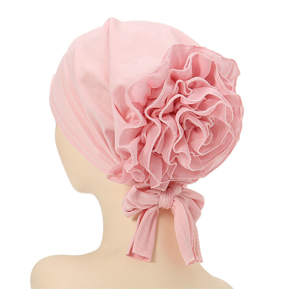 Beanie Turban Hat Pan Flower Hat Flower Hat Toe Cap Muslim Versatile Stretch