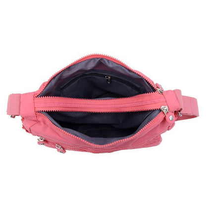 Crossbody Bag Waterproof Nylon Shoulder Messenger Bags Handbag Traveling Totes