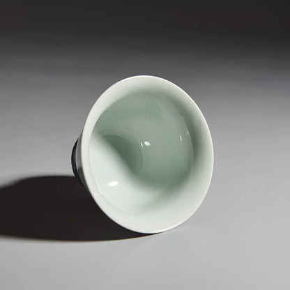 150ml Hand Painted Blue White Porcelain Gaiwan Ceramic Bowl Kung Fu Tea Set