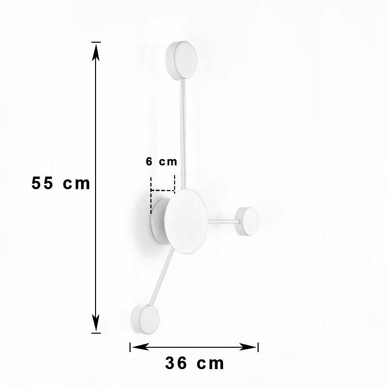 Postmodern Wall Lamp Simple LED Living Room Bedroom Bedside Creative Aisle Hotel