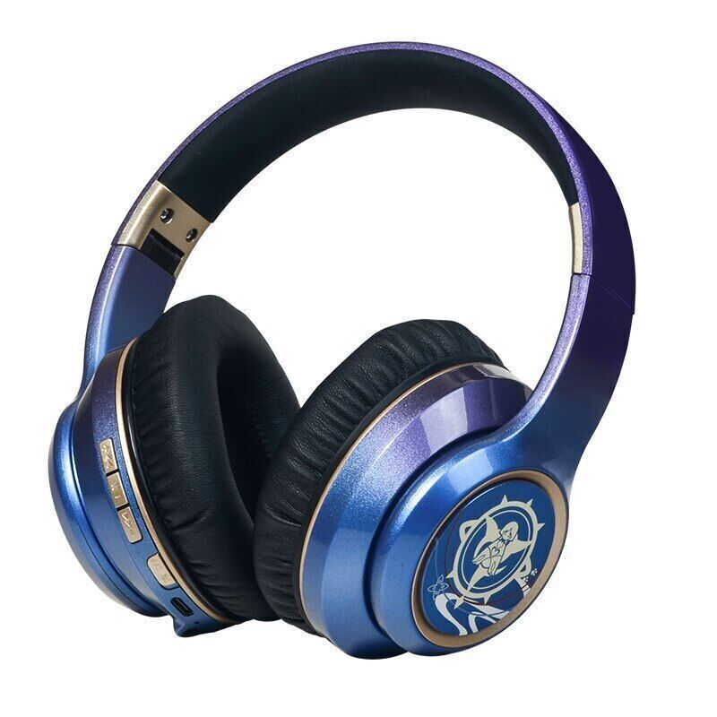 Genshin Impact Balladeer Wireless Bluetooth Headset Foldable Headphones Cosplay