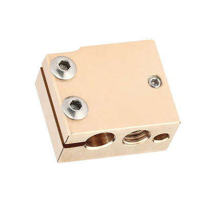 Brass Volcano Heater Block Hotend Head For E3D Hotend V6 Extruder PT100 A