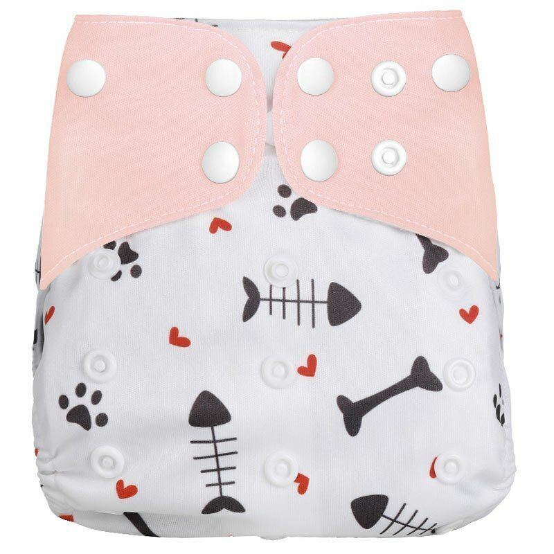 Cloth Diapers Reusable Adjustable Baby Nappies Washable Newborn Training Pants