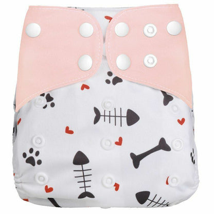Cloth Diapers Reusable Adjustable Baby Nappies Washable Newborn Training Pants