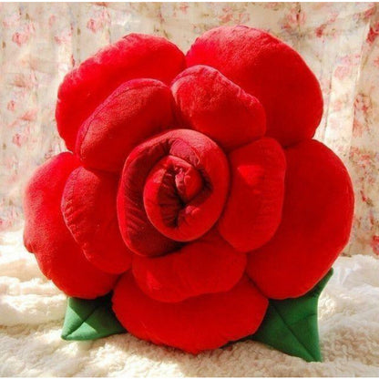 Rose Shape Bed Sofa Chair Throw Cushion Lumbar Pillow Lover Wedding Gift
