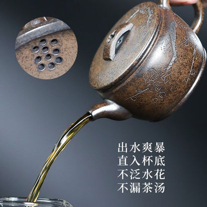 Handmade Yixing Zisha Chai Shao Han Wa Teapot 250ml Purple Clay Gongfu Tea