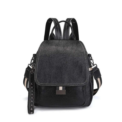 Genuine Leather Backpack Anti Theft Vintage Style
