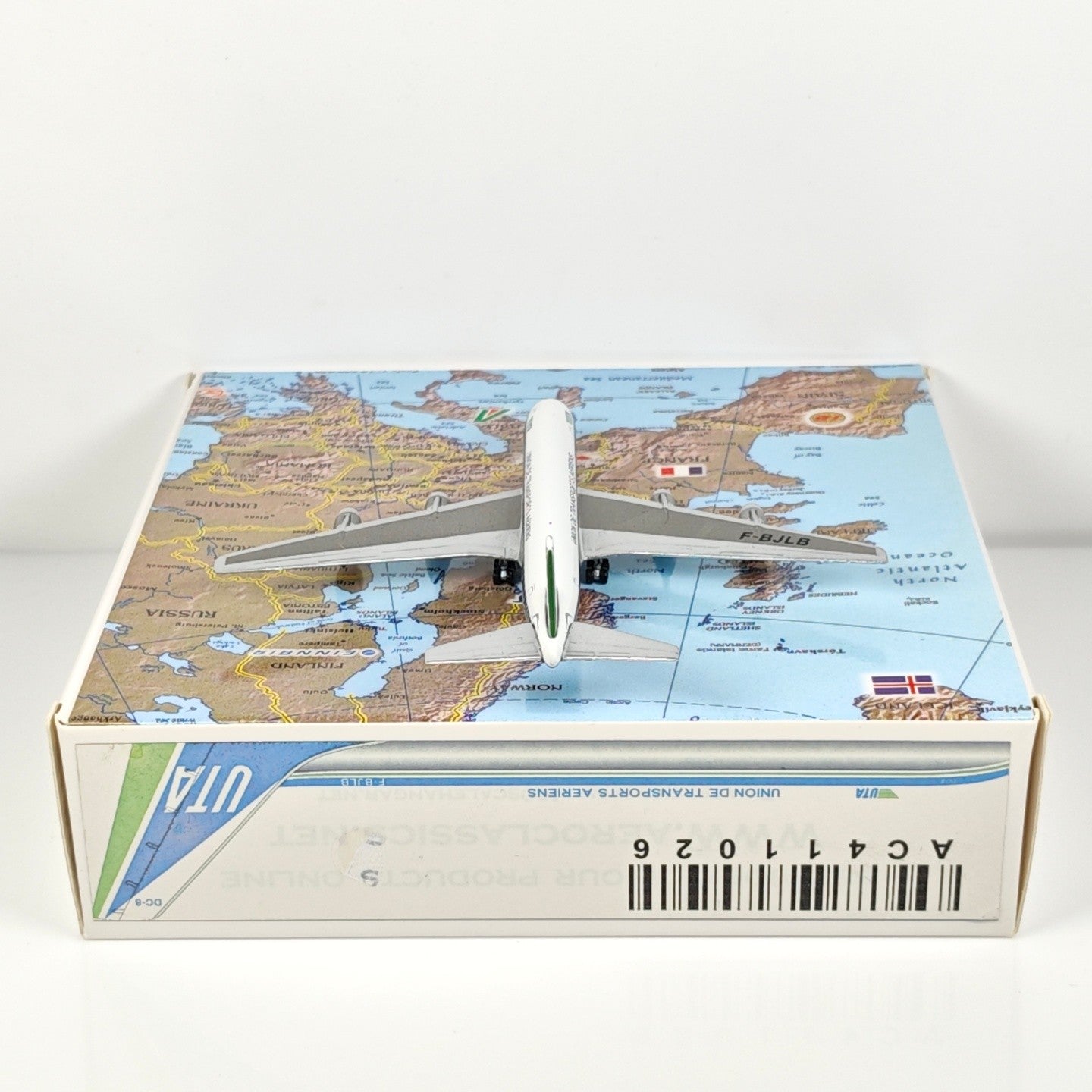 1:400 Aeroclassics UTA Douglas DC-8-53 F-BJLB Passenger Plane Diecast Model
