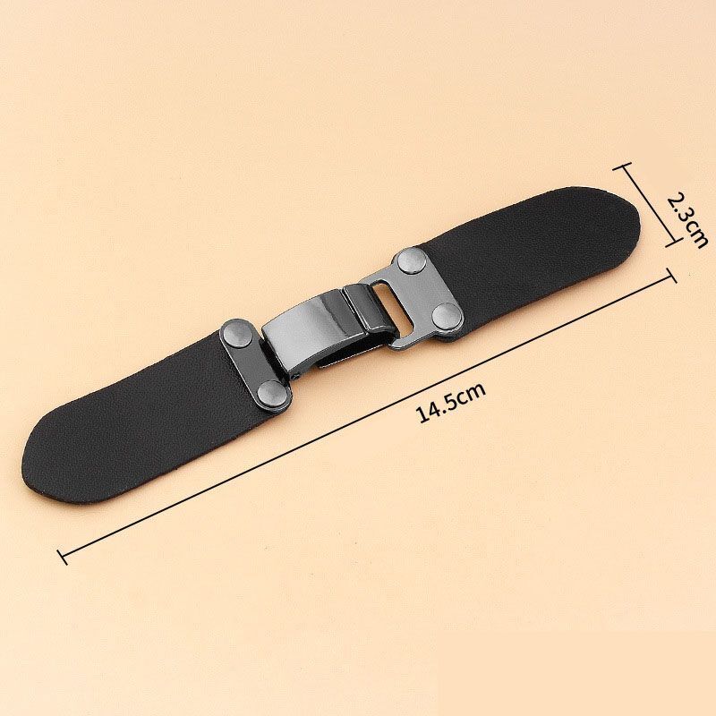Women Belt Buckle Metal Coat Windbreaker Cardigan Jacket Leather Hook Decoration