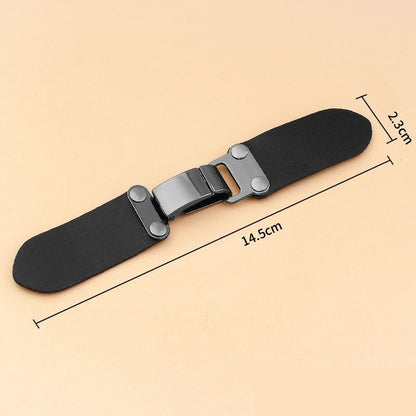 Women Belt Buckle Metal Coat Windbreaker Cardigan Jacket Leather Hook Decoration