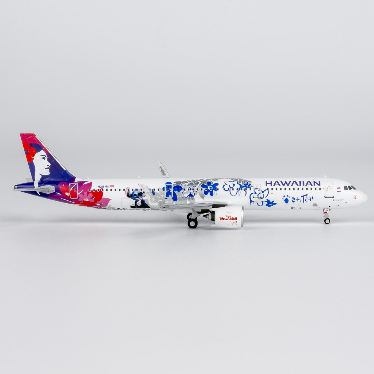 1:400 NGmodels Hawaiian Airlines Airbus A321neo Airplane Diecast Plane Model