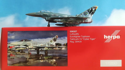 1/200 Typhoon Luftwaffe TaktLwG74 German Typhoon Fighter Model